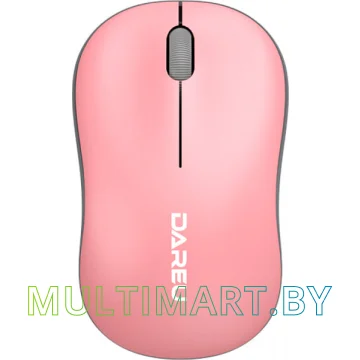 Мышь Dareu LM106G (розовый/серый)